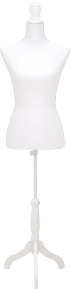 Busto manequim de senhora branco