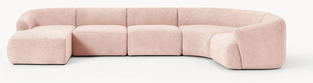Sofá de canto comprido modular Sofia