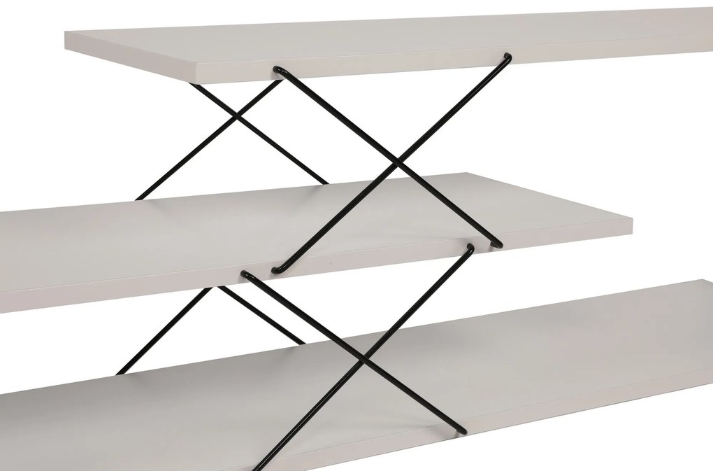 Móvel de TV Zigzag – Branco – 120 cm x 40 cm x 30 cm