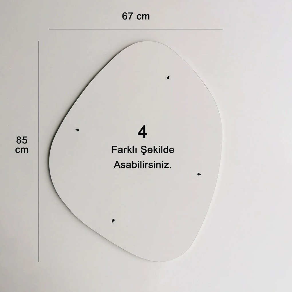 Espelho Soho – Branco – 85 cm x 67 cm