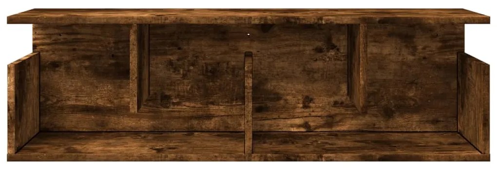 Armário de parede 100x20x30 cm deriv. madeira carvalho fumado