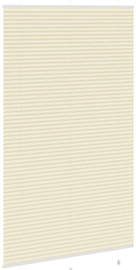 Plissado Cego Creme 120x200 cm Largura Tecido 119,4cm Poliéster