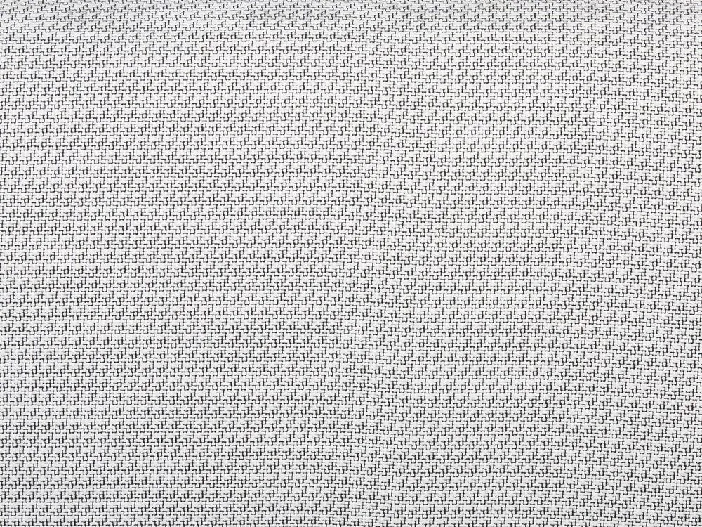 Sofá de 2 lugares em tecido preto e branco LOEN Beliani