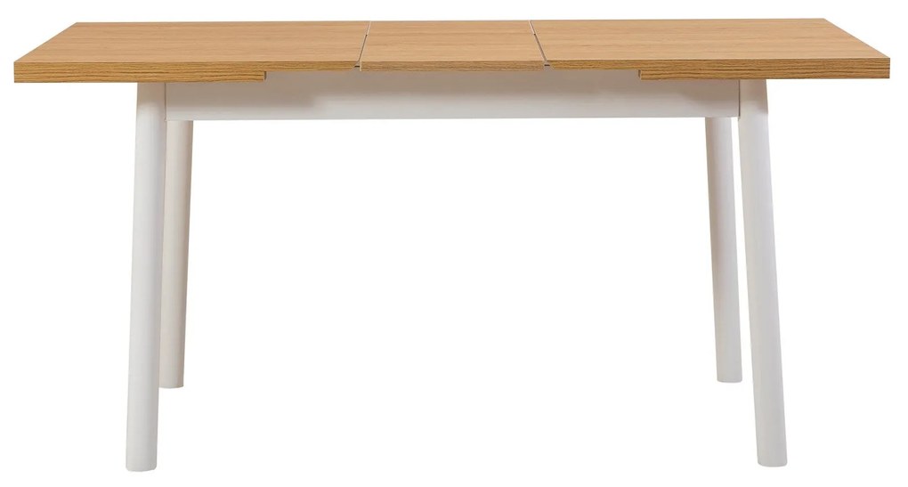 Conjunto de Mesa de Jantar Extensível e Cadeiras Oliver – Branco – Mes