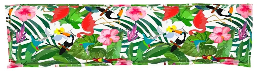 Almofadas para Palete para Banco 2 pcs Selva Tropical 150x40x8 cm Teci