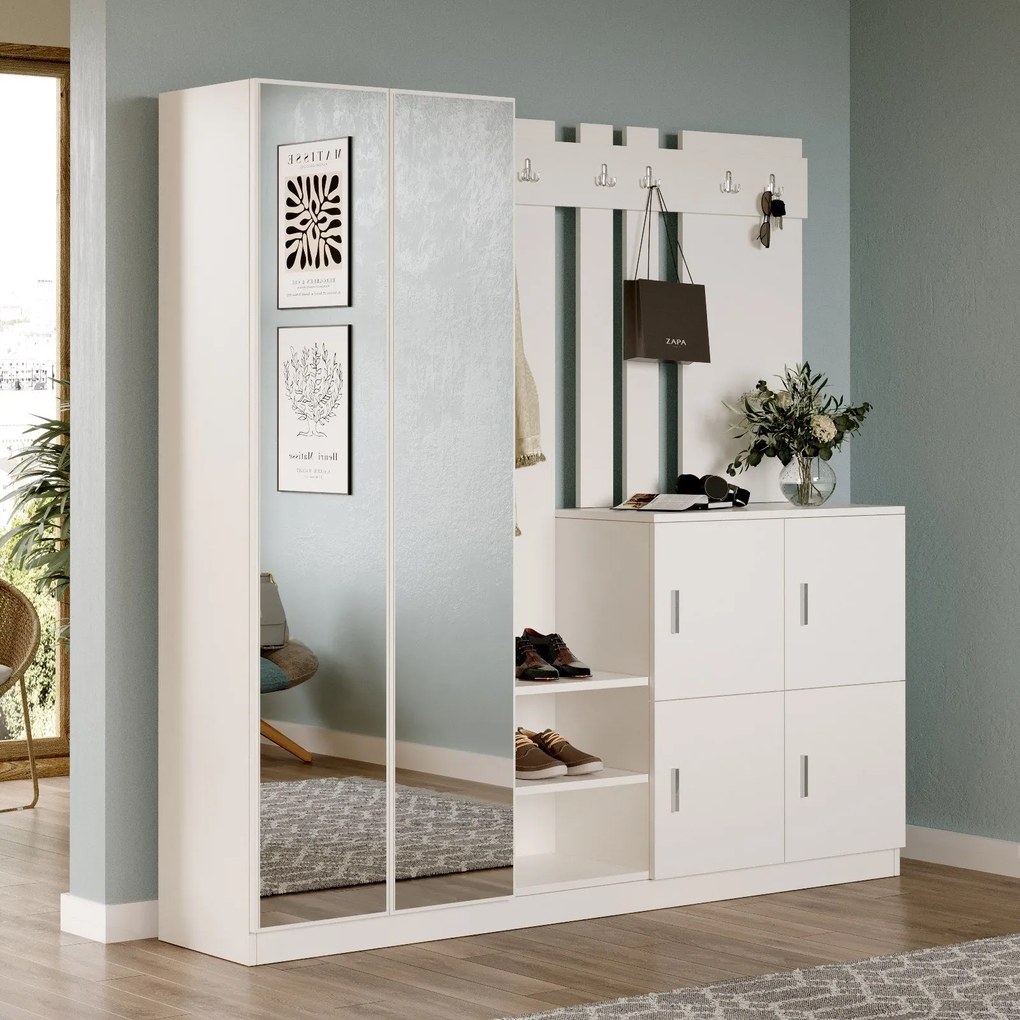 Bengaleiro DD9 – Branco – 187,2 x 180 x 37,5 cm