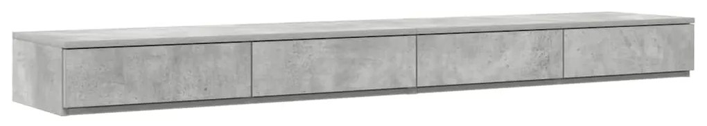 Estrado de Cama Cinzento Concreto 180x200 cm