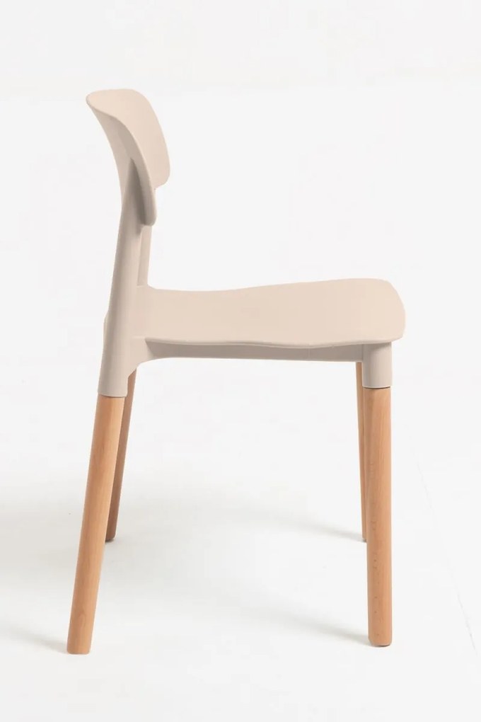 Pack 6 Cadeiras Estin - Beige