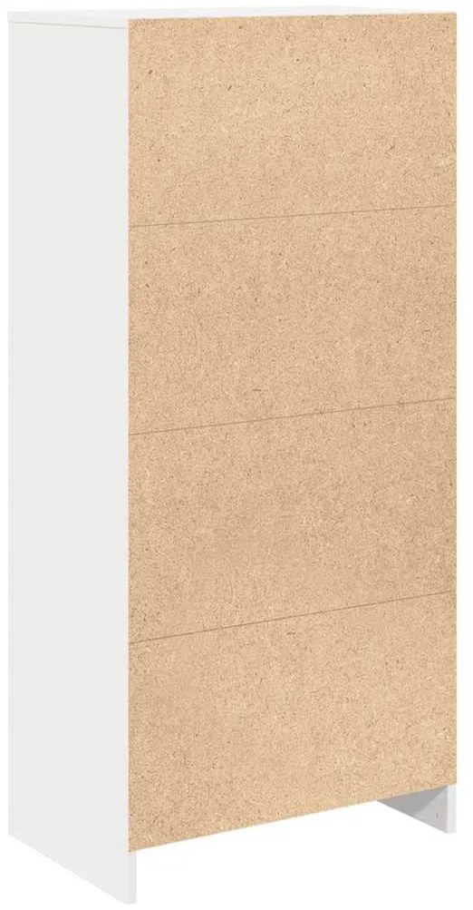 Armário com gaveta 55,5x34x119,5 cm derivados madeira branco