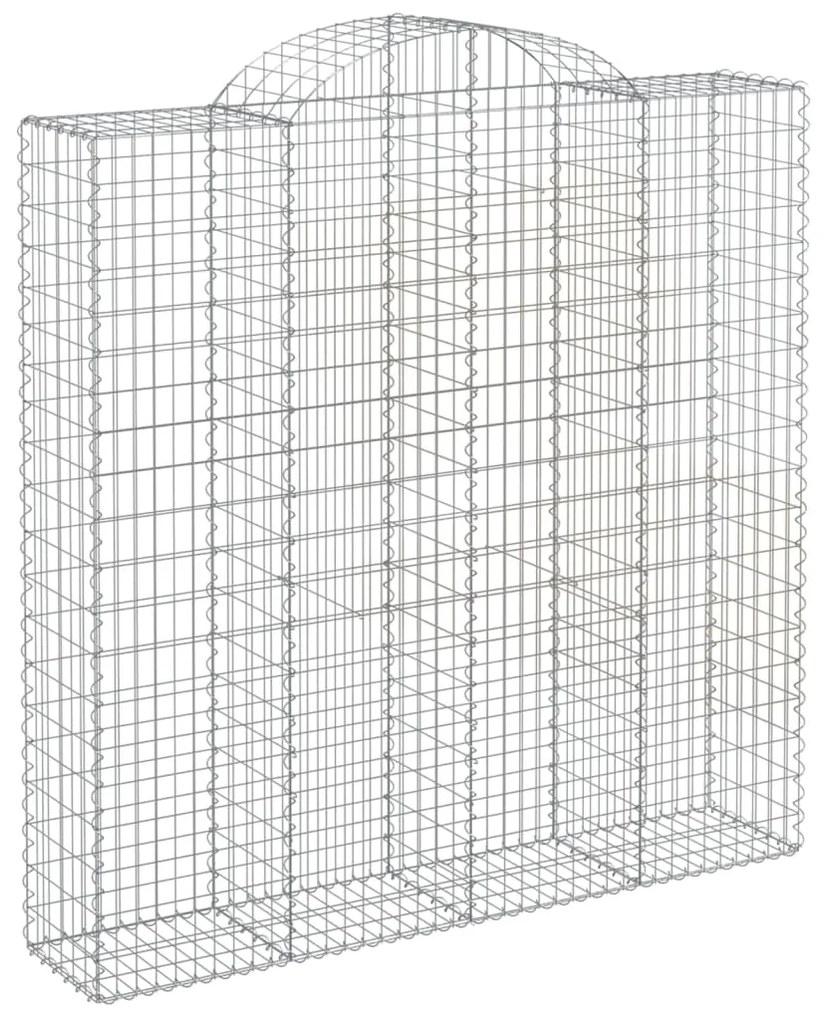 Cestos gabião arqueados 9pcs 200x50x200/220cm ferro galvanizado