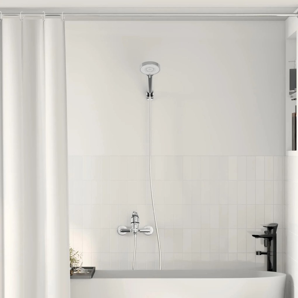 vidaXL Conjunto de Cabeça de Chuveiro Chrome G 1 / 2 polegadas