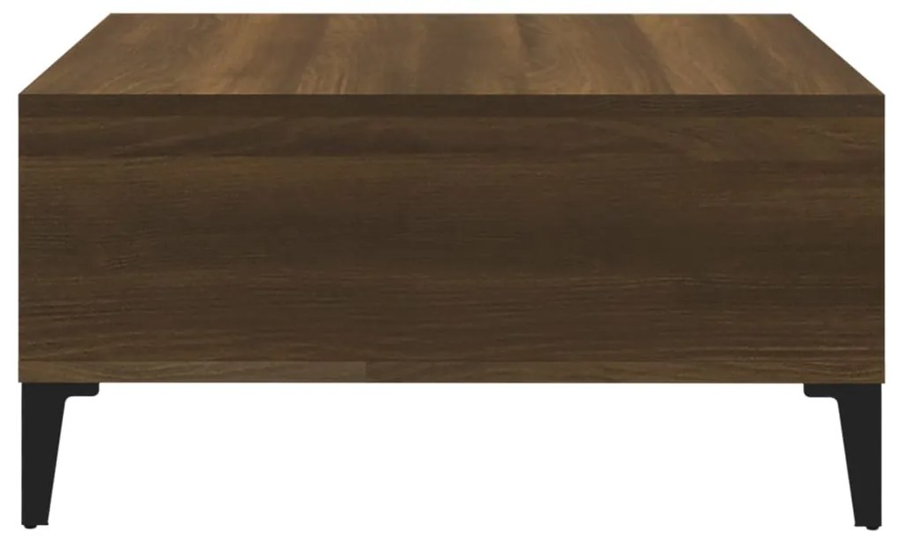 Mesa de centro 60x60x30 cm aglomerado cor carvalho castanho