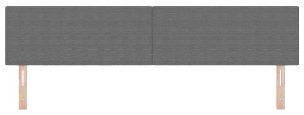 Cabeceira LED vidaXL Design Simples Cinza Claro 100 cm Tecido de Velud
