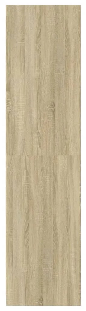 Roupeiro 100x50x200 cm contraplacado carvalho sonoma