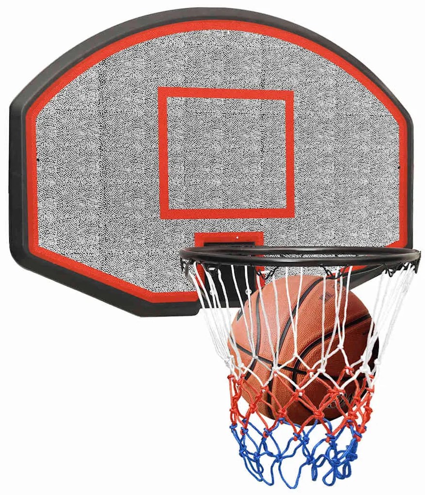 Tabela de basquetebol 71x45x2 cm polietileno preto