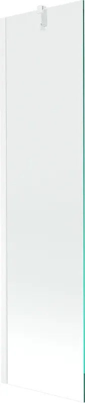 Mexen Next painel de banho com uma folha 50 x 150 cm, transparente, branco - 895-050-000-00-00-20