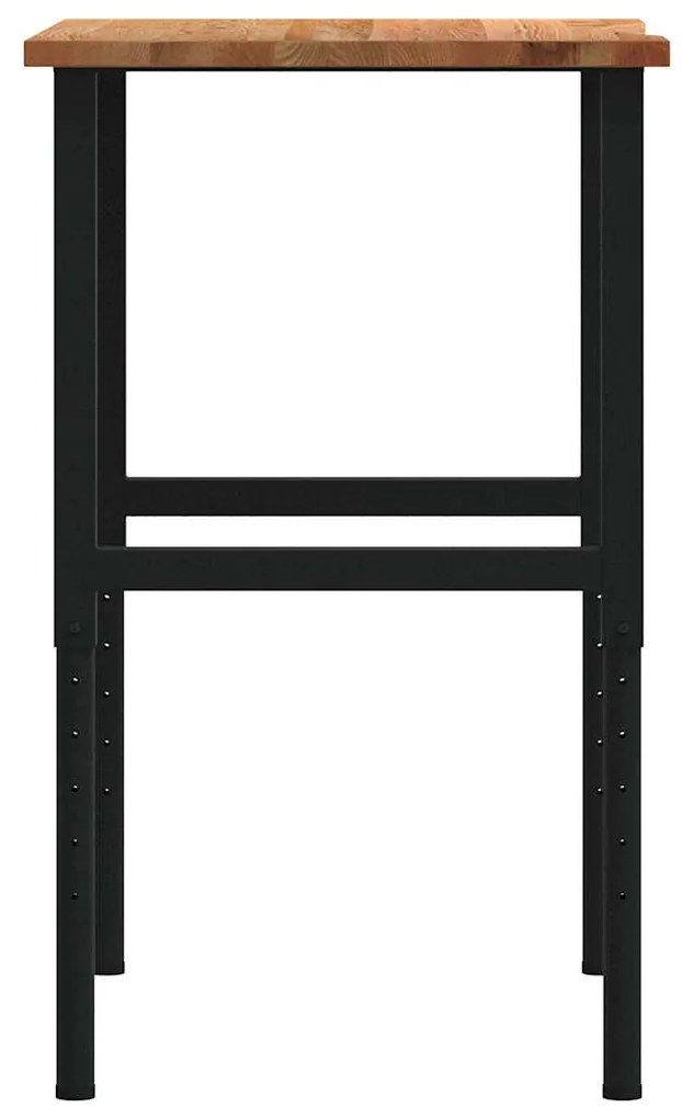 Bancada 80x60x(71,5-98) cm carvalho castanho-claro