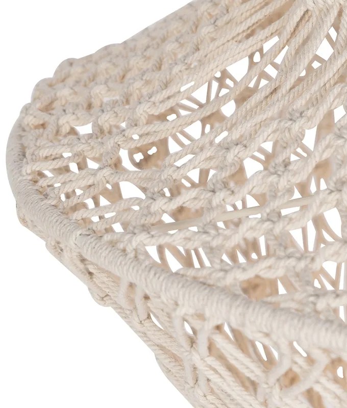 Abajur de Macramé Natural 90 cm