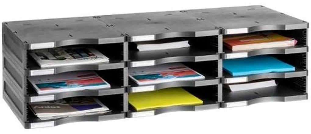 Arquivador Modular Archivo 2000 Preto Poliestireno