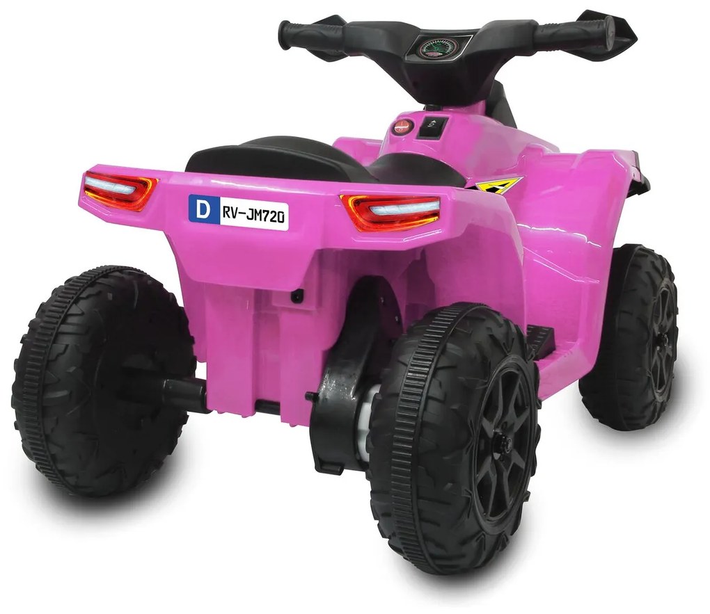 Mini moto 4 para crianças Runty rosa 6V