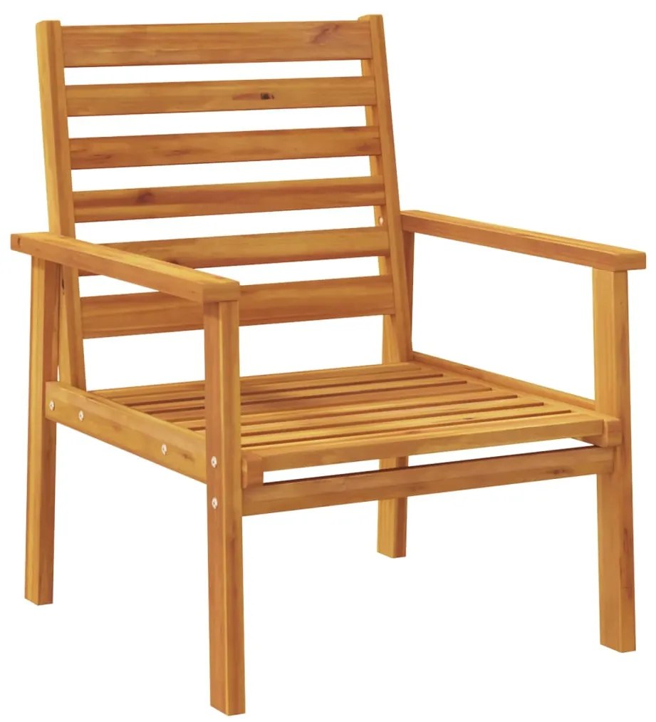5 pcs conjunto lounge de jardim madeira de acácia maciça