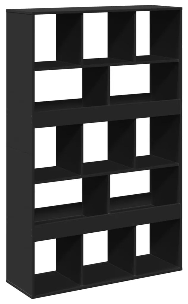 Estante 100x33x156,5 cm derivados de madeira preto