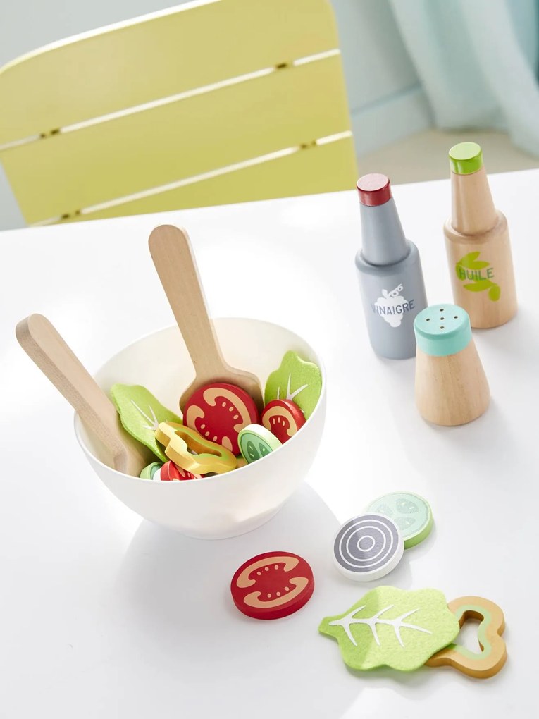 Agora -30%: Conjunto de salada em madeira FSC® lote verde aqua