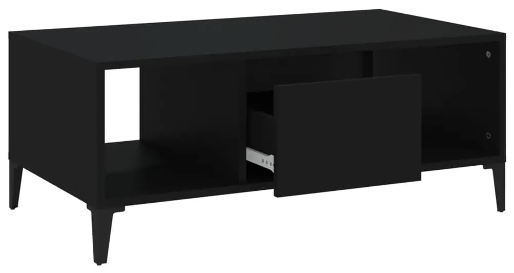 Mesa de centro 90x50x36,5 cm derivados de madeira preto