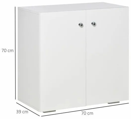 Aparador Lauper de 70 cm - Branco - Design Nórdico