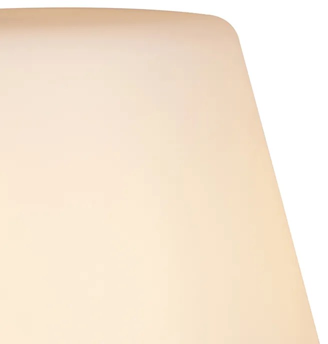 Candeeiro de pé moderno para exterior preto - Virginia