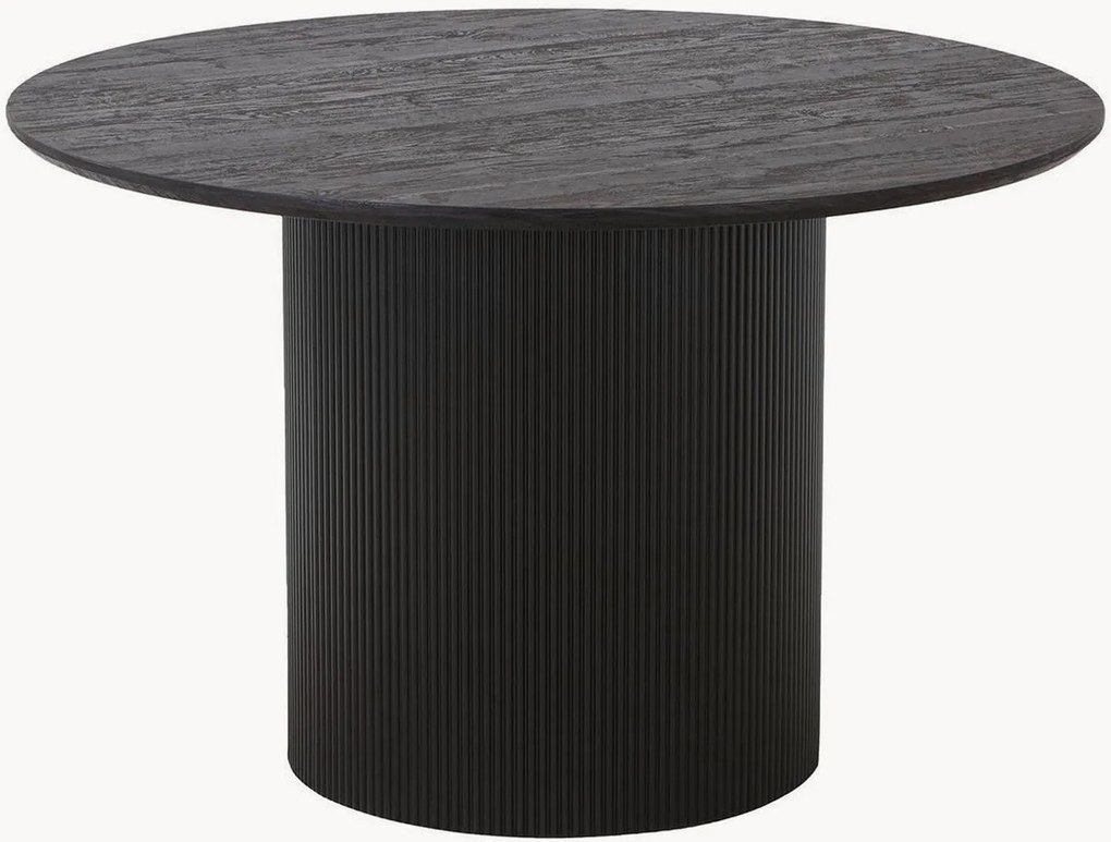 Mesa de jantar redonda com efeito de madeira Boavista, Ø 120 cm