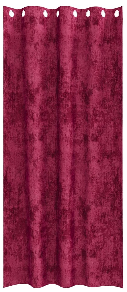 Cortinas de Veludo 2 pcs com Ilhós Vinho 245x140 cm
