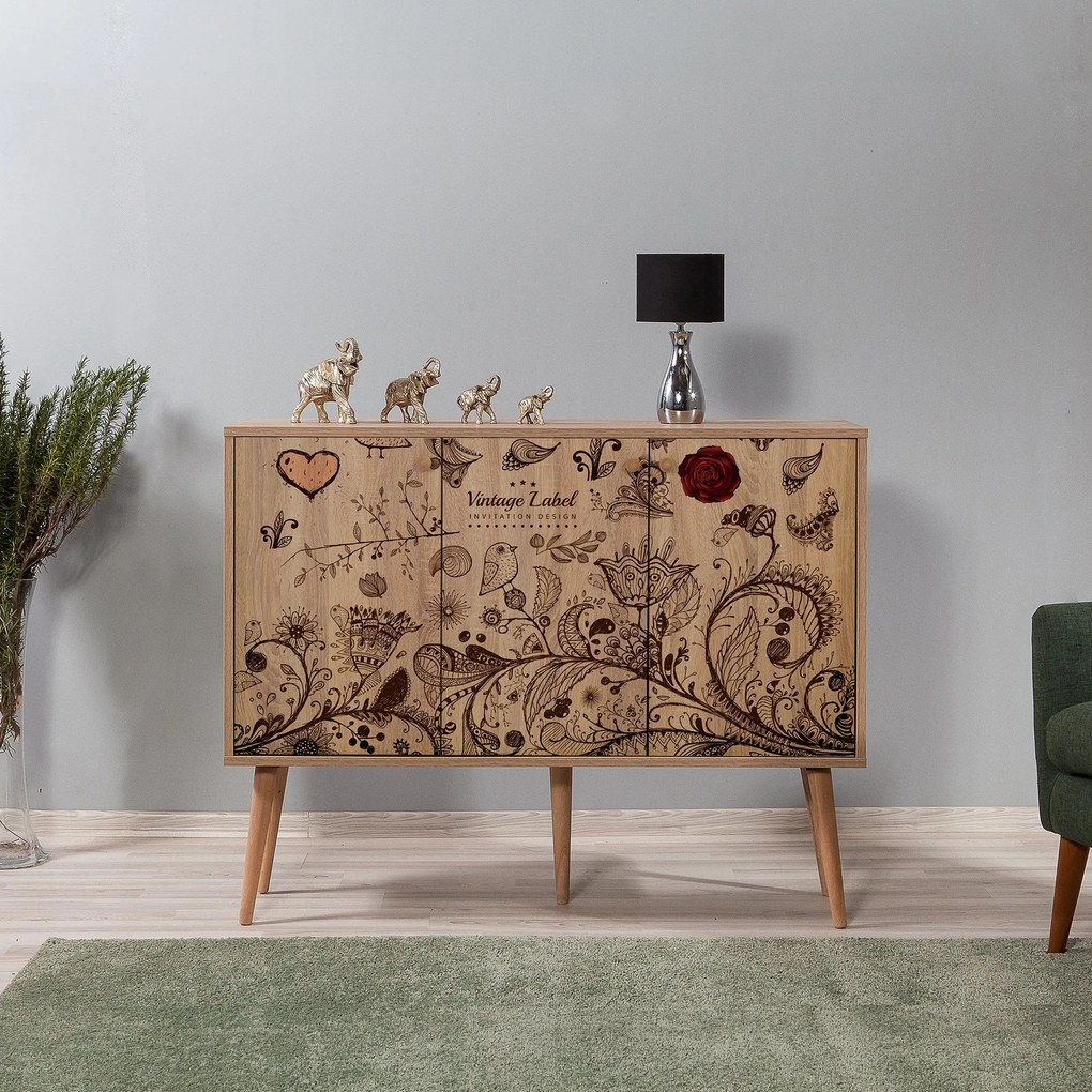 Console Mega – Sonoma Oak – 120x90x36 cm