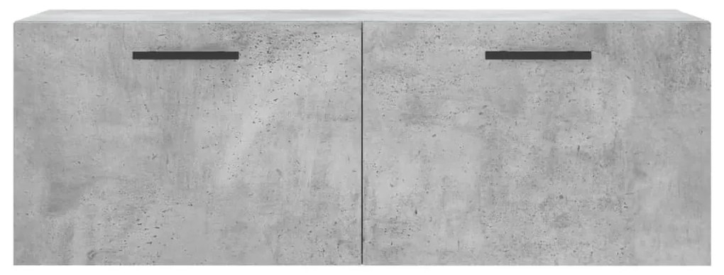 Armário parede 100x36,5x35cm derivados de madeira cinza cimento