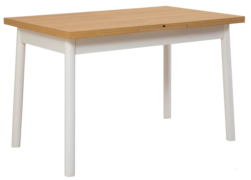 Conjunto de Mesa de Jantar Extensível Oliver – Branco – Mesa: 120x77x7