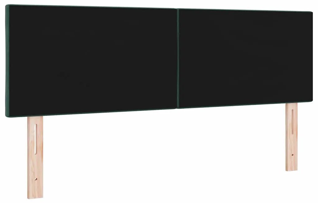 Cabeceira , Design de Blocos de Diamante, Verde Escuro, 144 cm de Velu