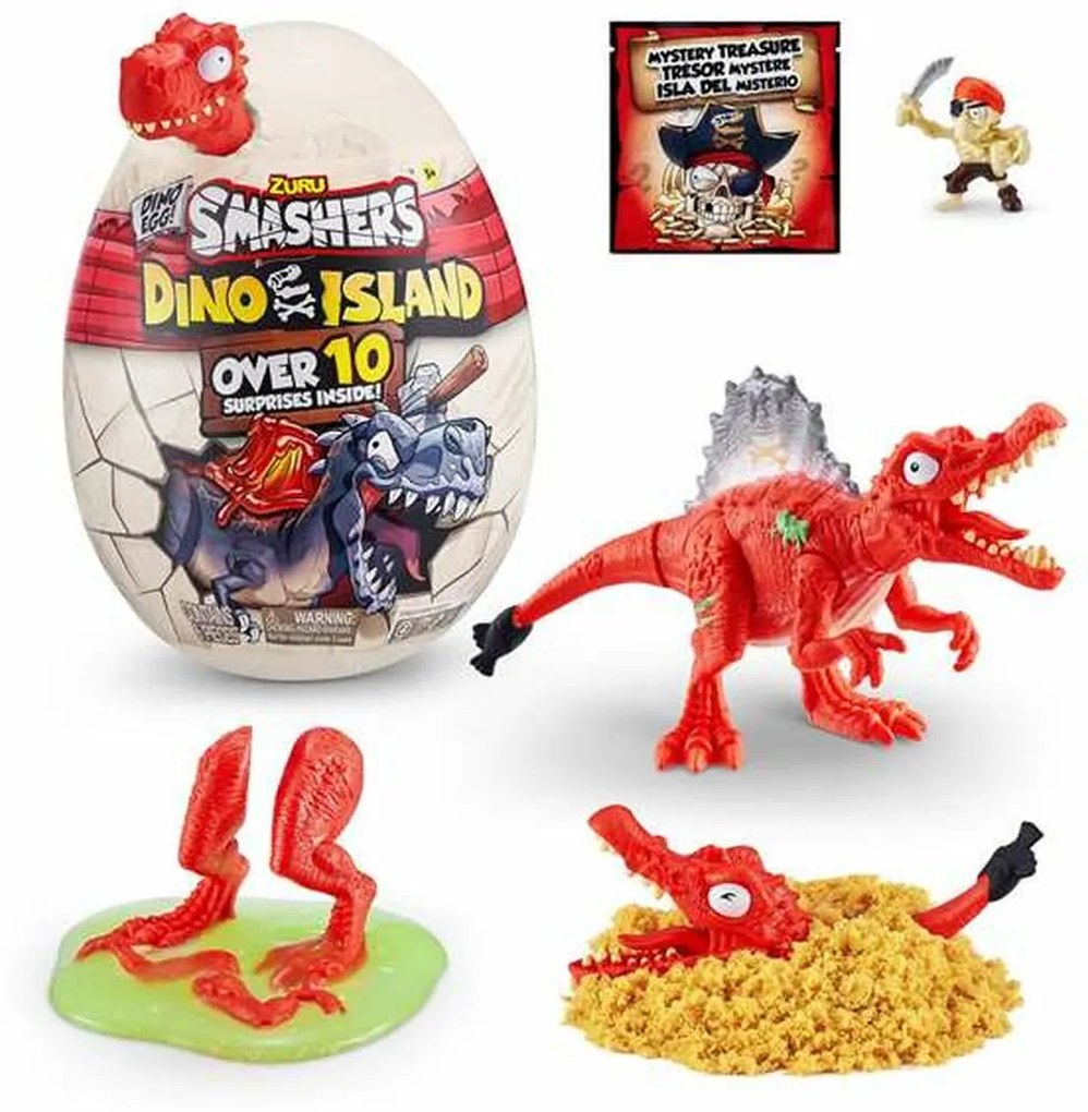 Ovo surpresa Bizak Zuru Smashers Island Dinossauro