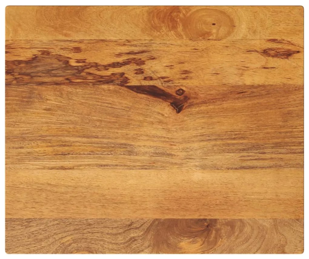 vidaXL Tampo de mesa retangular 60x50x3,8 cm mangueira maciça