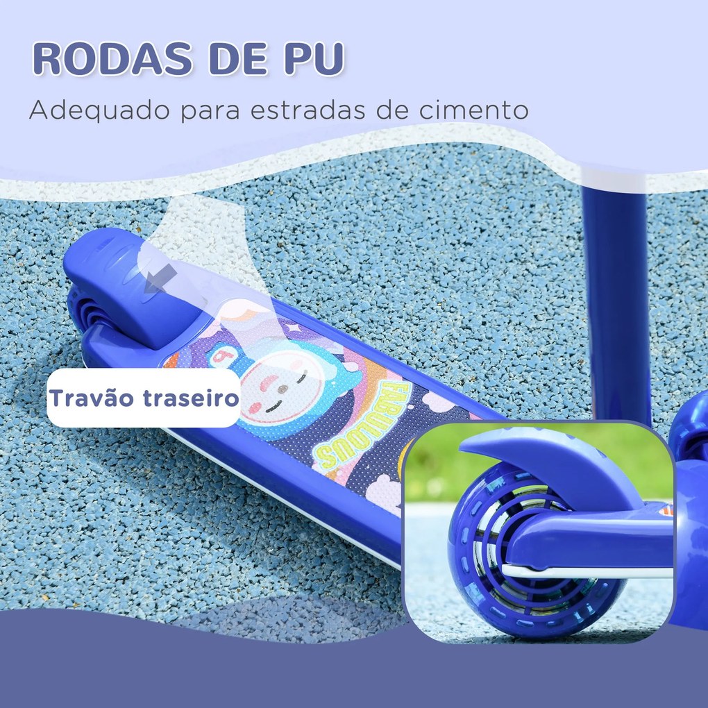 AIYPLAY Trotinete para Crianças de 2-6 Anos Trotinete Infantil Dobráve