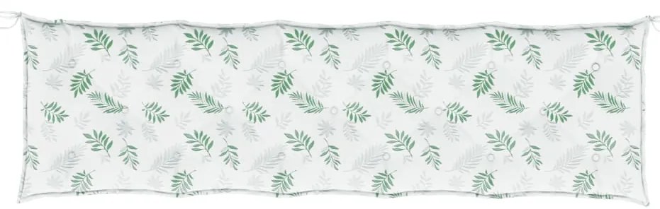 Almofadão banco jardim 180x50x7 cm tecido oxford padrão folhas
