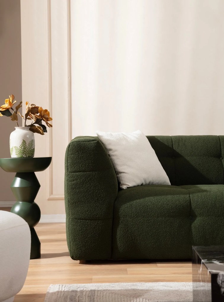 Sofá de 3 Lugares Cady – Verde – 235x100x72 cm
