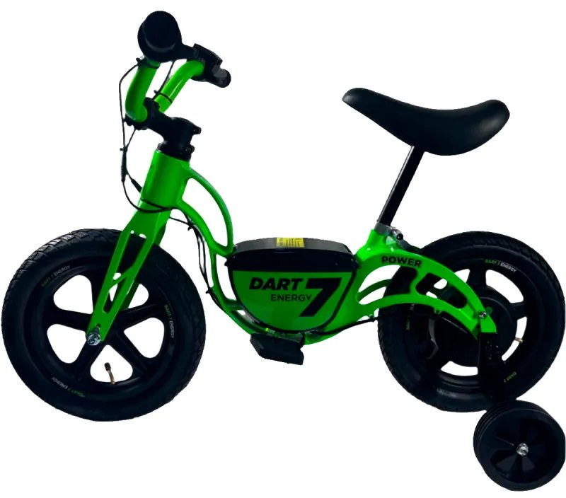 Bicicleta eléctrica Infantil 20V 4AH DART 7 - 4 a 7 anos Verde