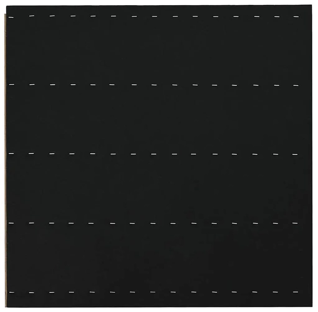 Painéis de parede acústicos 2 pcs ripado 60,5x60 cm