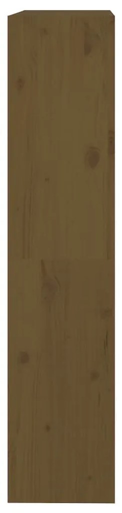 Estante/divisória 80x30x135,5 cm pinho maciço castanho mel