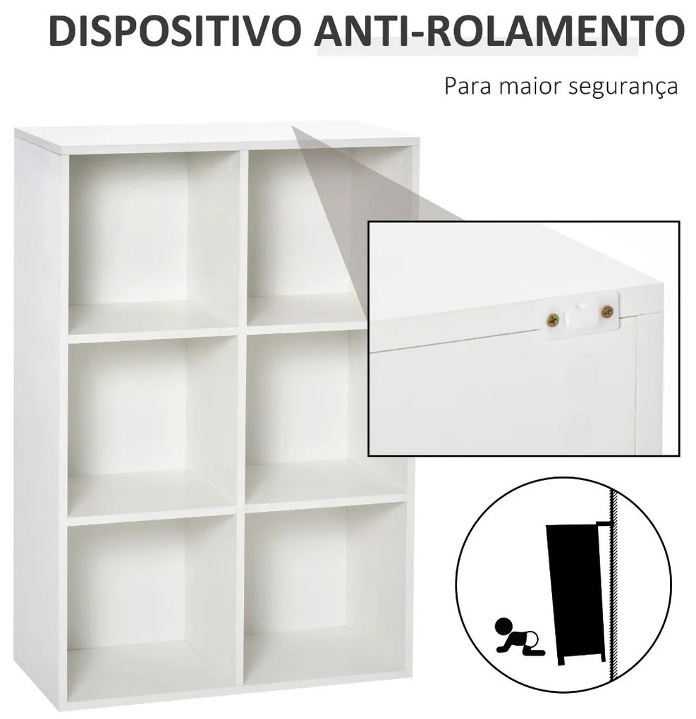 Estante Cube - Branco - Design Minimalista
