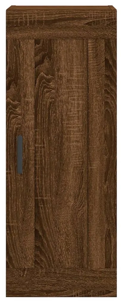 Armário de parede 34,5x34x90 cm deriv.madeira carvalho castanho