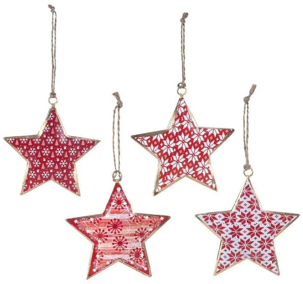 Decorações festivas Signes Grimalt  Hanging Star 4 Dif.