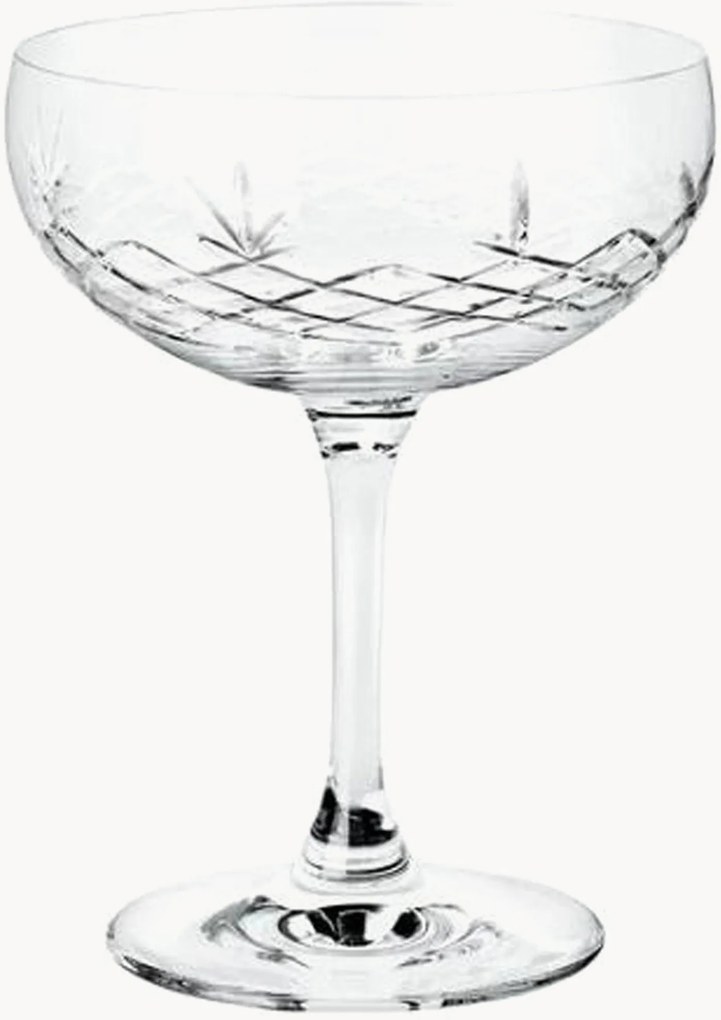 Taças de champanhe Gatsby, conjunto de 2