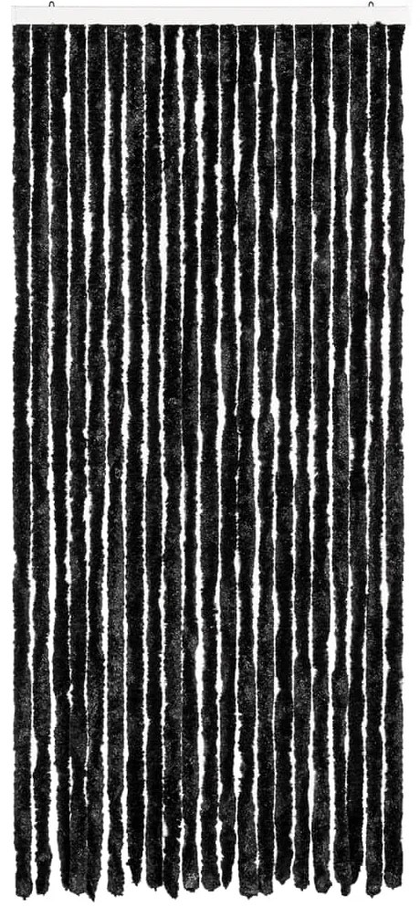 Cortina anti-insetos 90x200 cm chenille antracite
