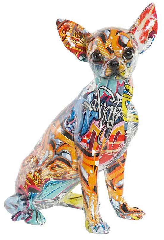 Figura Decorativa DKD Home Decor Resina Cão (17 x 11 x 25 cm)